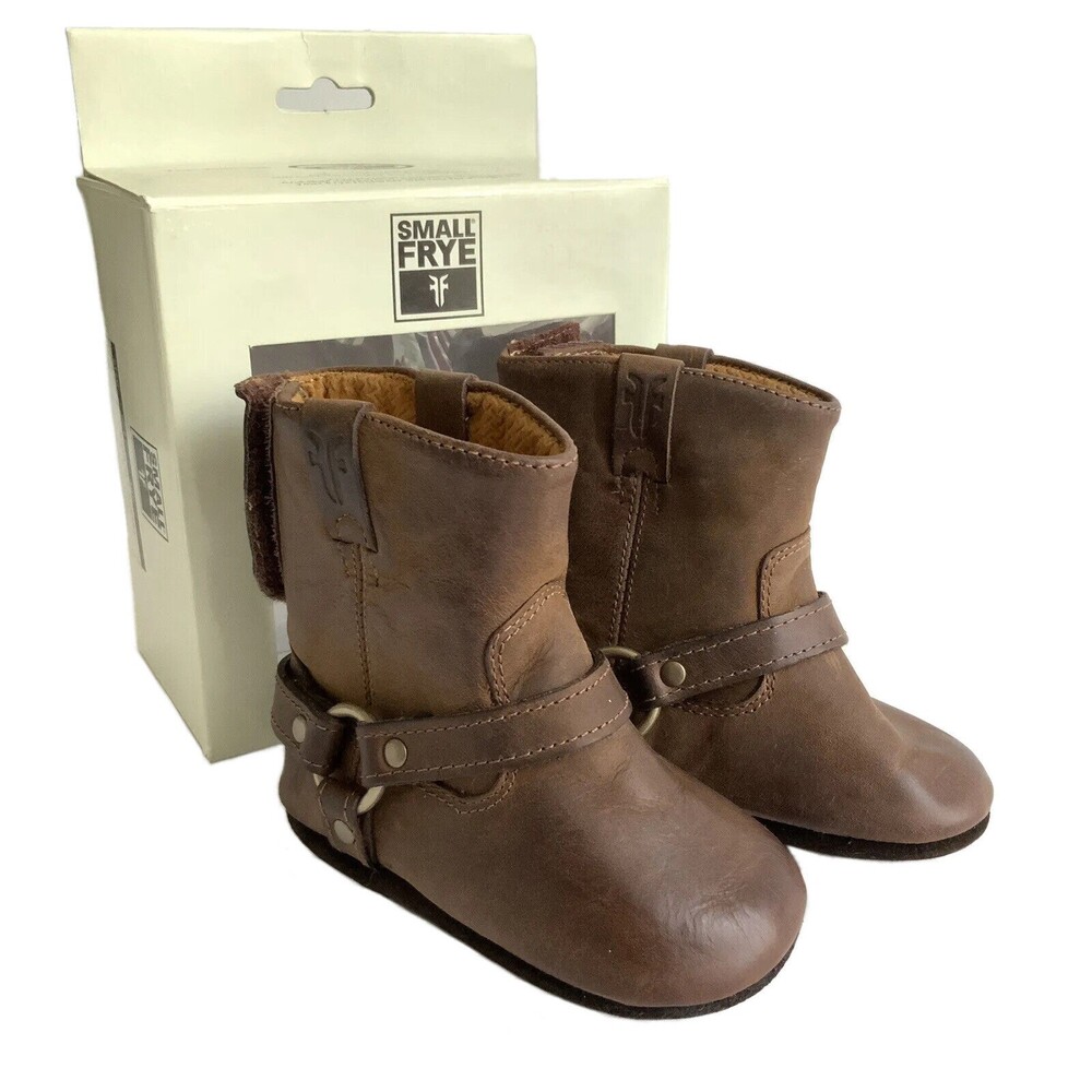 Frye Harness Boots Toddler 3-6 Months Brown 2